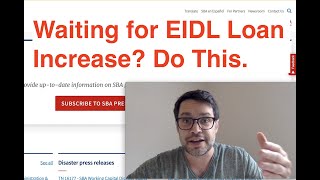 Still Waiting for EIDL Loan Increase? Do This.