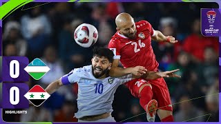 #AsianCup2023 | Group B : Uzbekistan 0 - 0 Syria