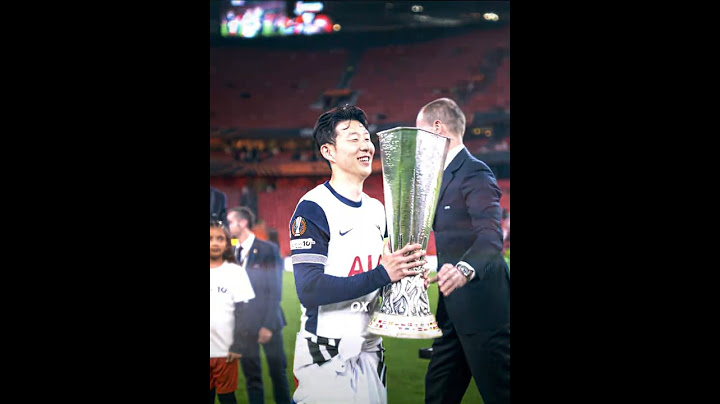 Spurs Finally Won A Trophy 😭🏆 #son #tottenham #spurs #europaleague
