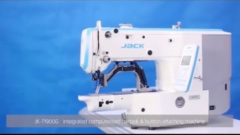 Jack T1900 G Integrated Computerized Bartack anf Button Attaching Machine