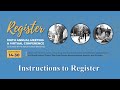 How to Register for the 106th Annual ASALH Convention