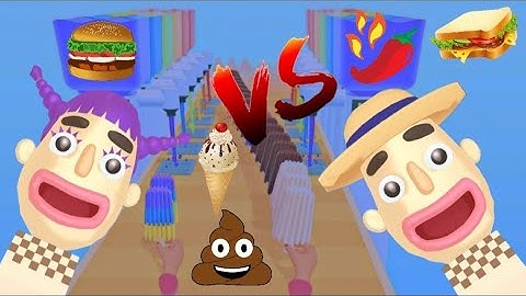 Gameplay Sandwich Runner vs Popsicle Stack