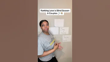 Ranking Love is Blind Season 6 Couples 💍 👫 #shorts