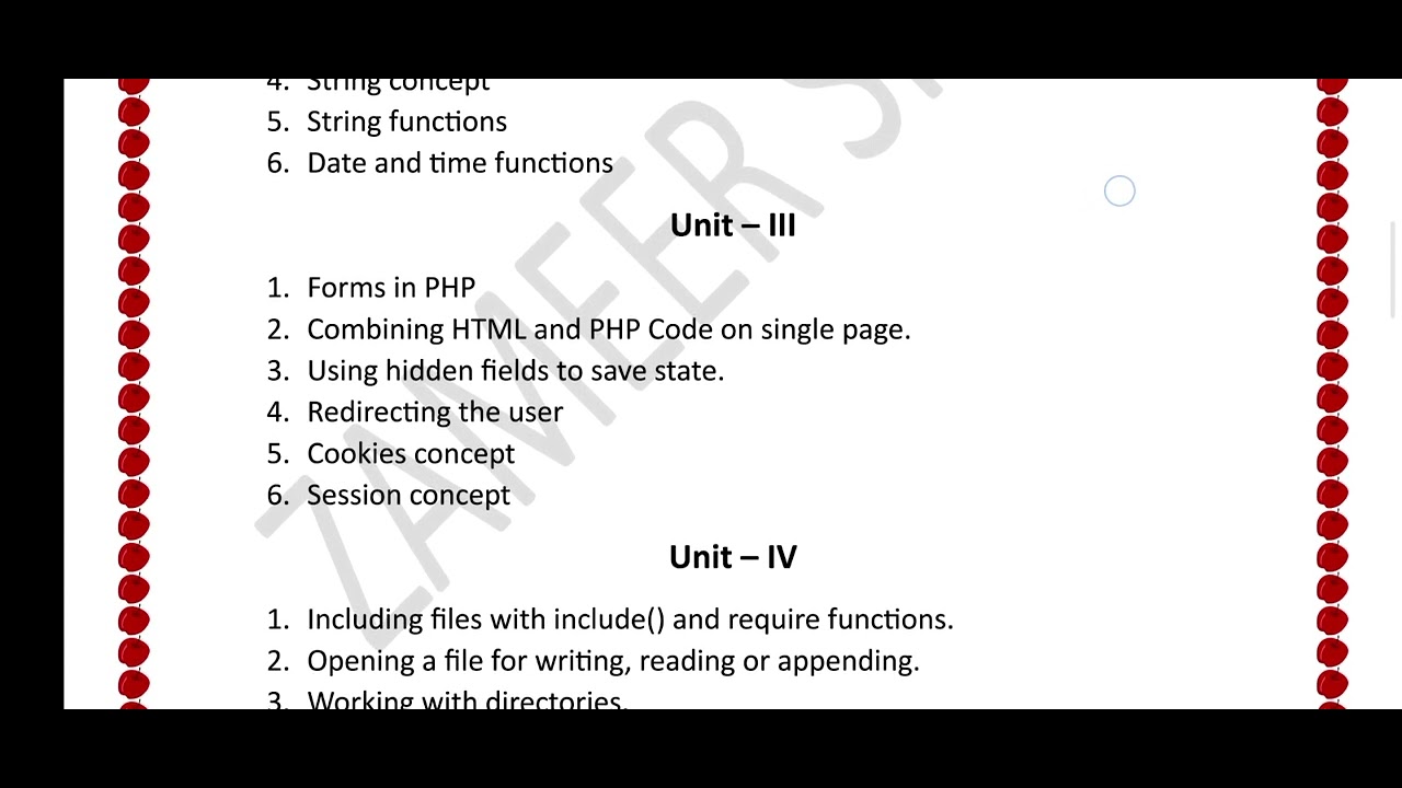7A - Web Development using PHP & MYSQL important questions - YouTube
