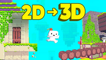 A Game Where Everyone Is 2D, Except You - FEZ