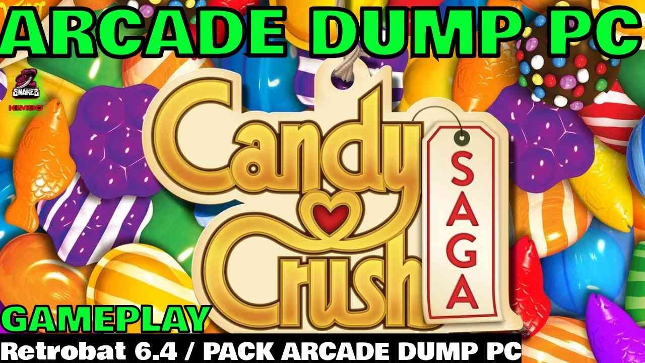 ⚠️CANDY CRUSH ARCADE -ARCADE DUMP PC⚠️NO EMULATEUR + SOURIS /GAMEPLAY + BEZEL