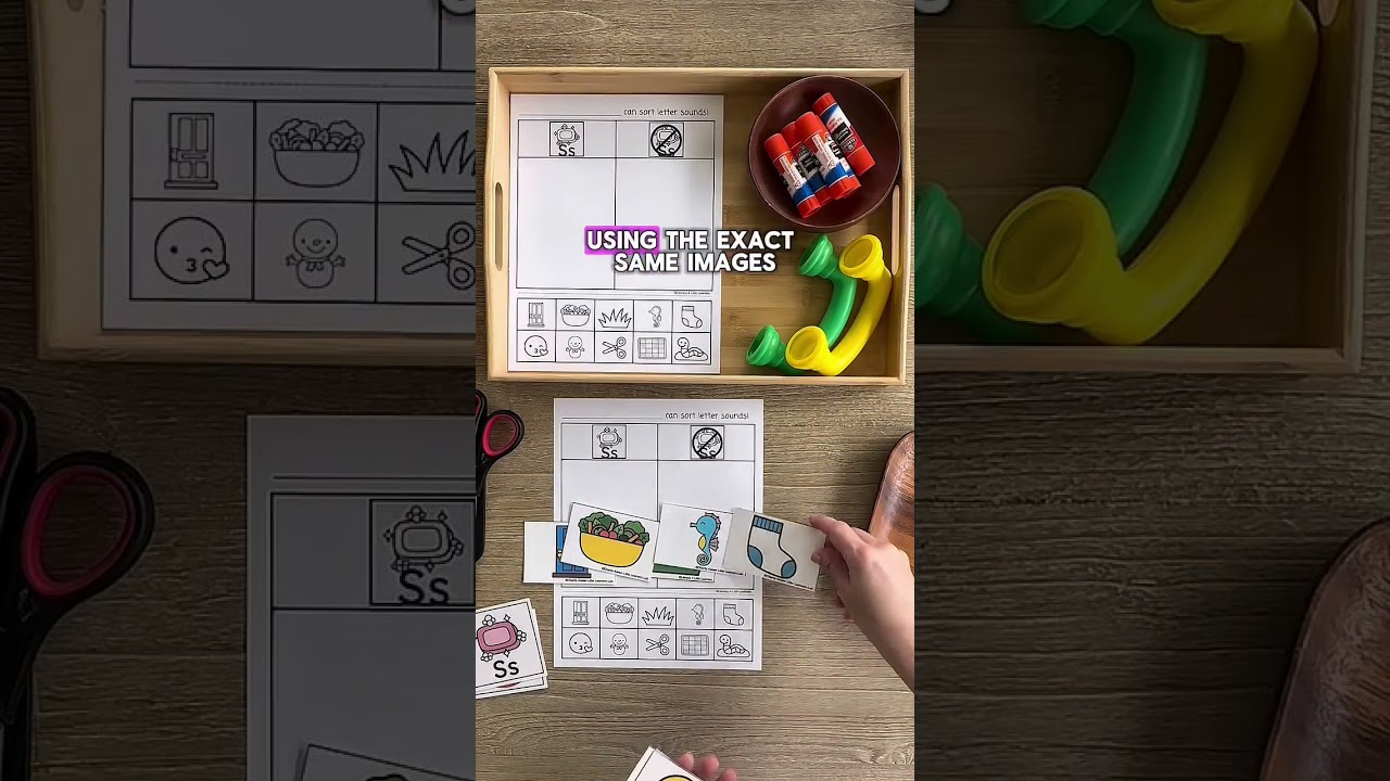 Beginning Sound Sort Phonemic Awareness Activity