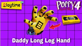 Poppy Playtime Chapter 4: New Daddy Long Legs Hand Vhs Tape