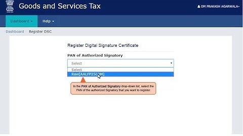 How to Register Digital Signature Certificate (DSC) on GST Portal, how to update dsc on gst portal