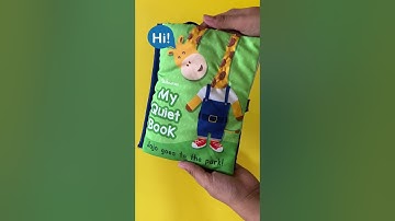 My Quiet Book | Interactive Activity Book for Toddlers | Ages 1-4 | Skillmatics