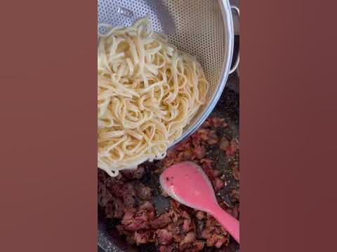 Паста карбонара😋🔥#паста #пастакарбонара #карбонара #food #еда #рецепты ...