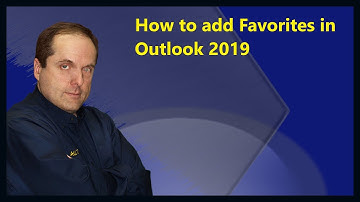 How to add Favorites in Outlook 2019