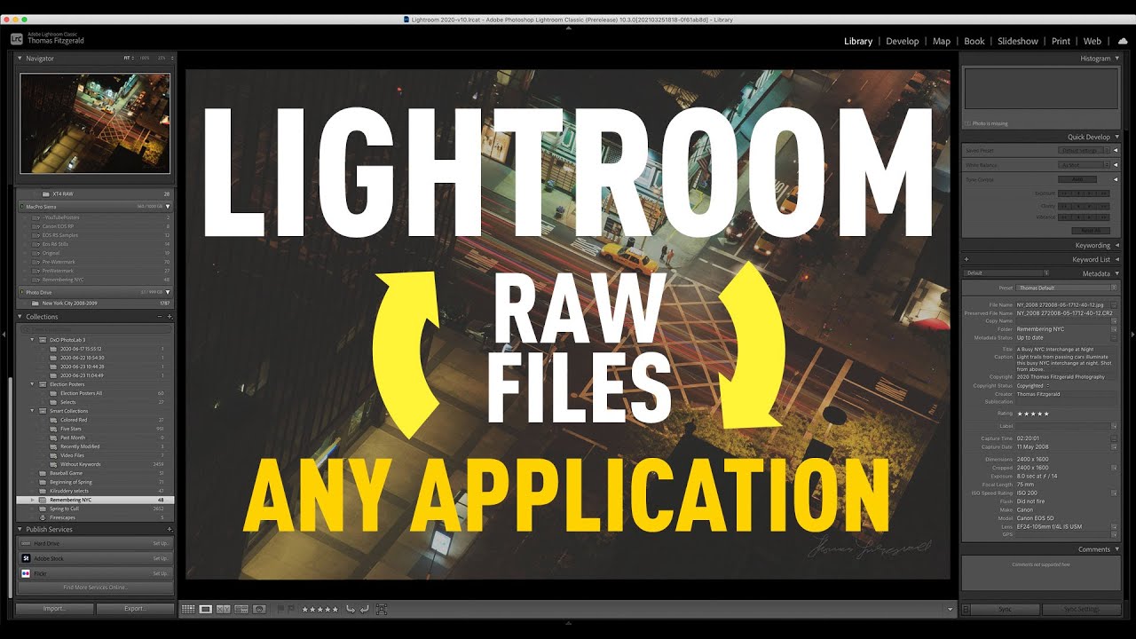 Lightroom Quick Tip How to Send a Raw File from Lightroom to any