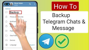 How To Backup Telegram Chats and Message || Backup Data in Telegram (New)