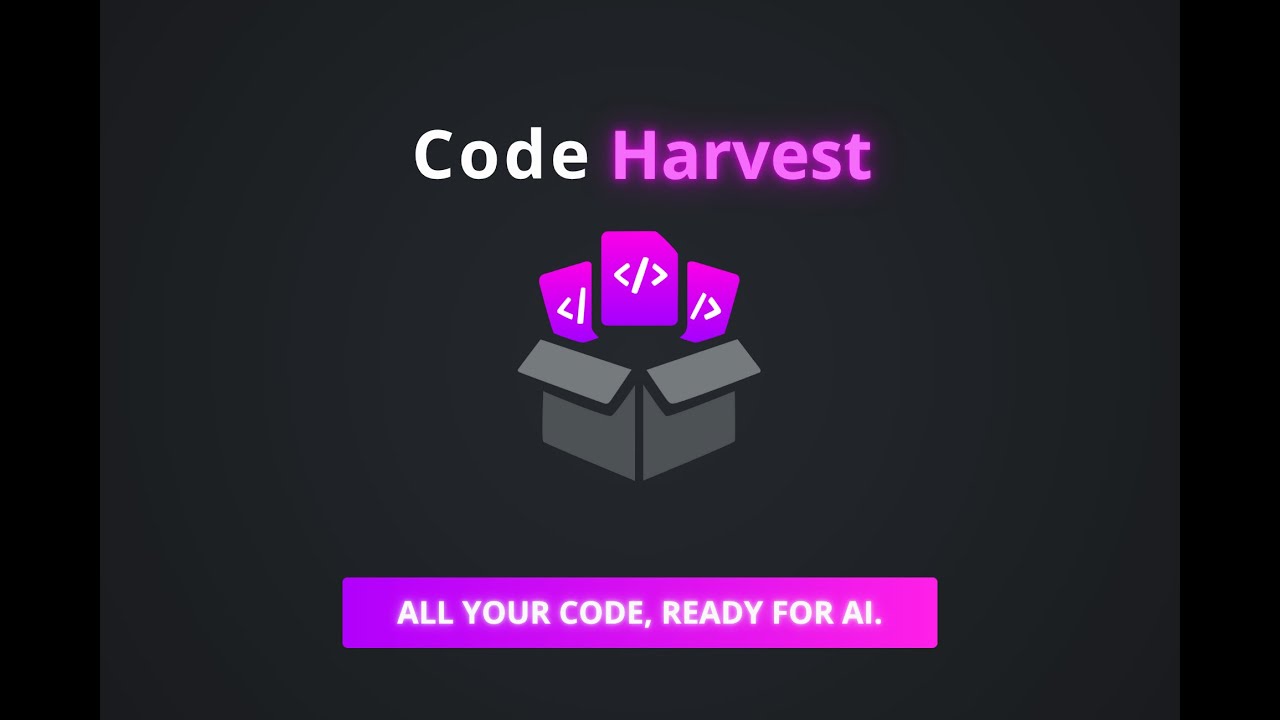 Code Harvest - AI-friendly tools - Unity Tool