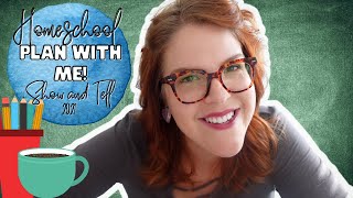 HOMESCHOOL PLAN WITH ME | SECULAR HOMESCHOOL | PLANNER FLIP-THROUGH | HOMESCHOOL 2021