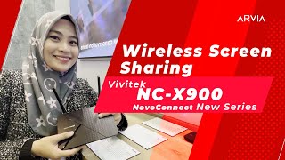 Wireless Screen Sharing Vivitek NCX 900 I Exhibition ISE 2023 Barcelona, Spain