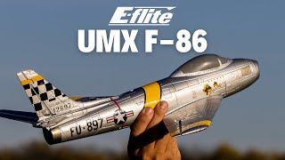 NEW UMX AIRPLANE! E-flite UMX F-86 30mm Close-Up Talk and Overview