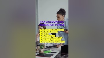 Accounting Research Topics