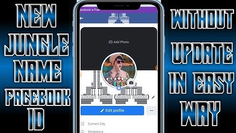 Jungle name facebook id without update / new jungle nickname / jungle name fb id kese bnye