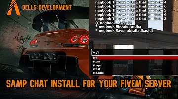 How to add SAMP Chat Style Into your FiveM Server (2022-2023)