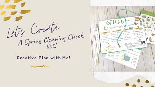 Lets create a Spring Cleaning Journal page!