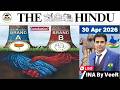 The Hindu Analysis | 30th April, 2026 | Editorial Analysis | The Hindu Newspaper | Current Affairs