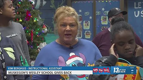 Wesley School students give back through Toys for Tots