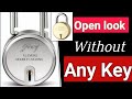 How To Open a lock Without Key | ताला खोलने के आसान तरीके | #short
