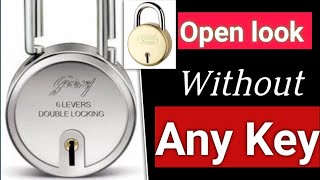 How To Open a lock Without Key | ताला खोलने के आसान तरीके | #short