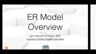 ER-Model Constructs I Database