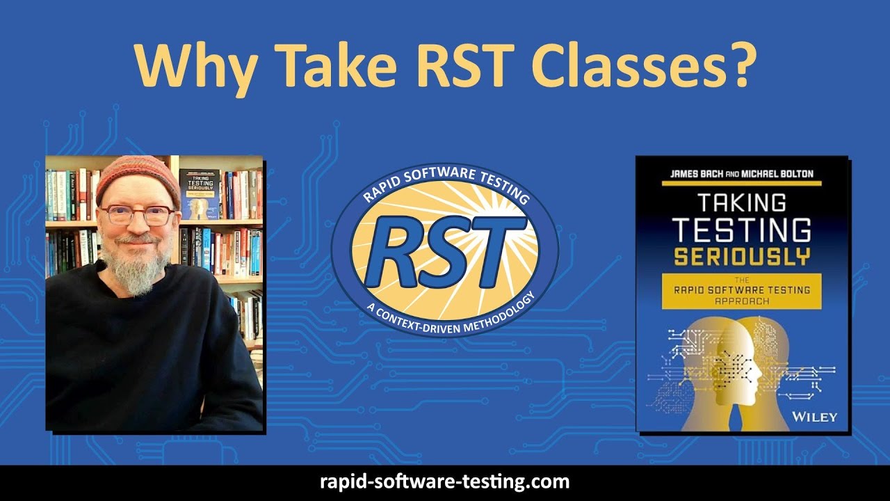 Michael Bolton - Why Take RST Classes?