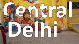 4K 🇮🇳 Central Delhi - India walking tour - Delhi NCR