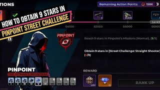 How to obtain 9 stars in pinpoint street shooter challenge | Gangster Mirage City #pinpointchallange