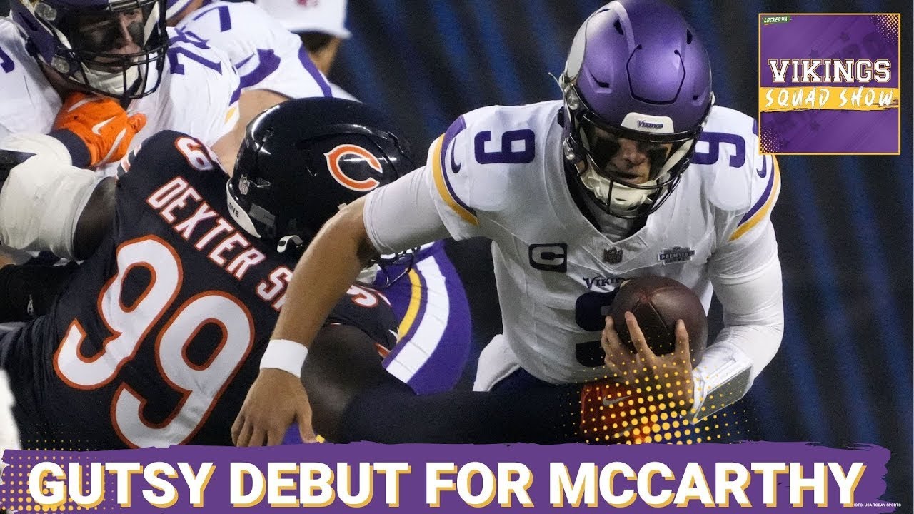 VIKINGS SQUAD SHOW: The Long Awaited Debut of J.J. McCarthy vs. Chicago Bears on MNF