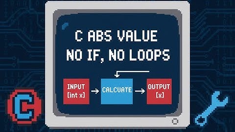 How to efficiently compute the absolute value of a signed integer - video 01 - #CTricks
