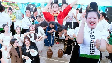 ANH CHỊ EM BẢN NƯA CHIỀNG LA THUẬN CHÂU NHẢY ĐÁM CƯỚI QUÁ CĂNG TẠI LTH VĂN DŨNG & LINH CHI