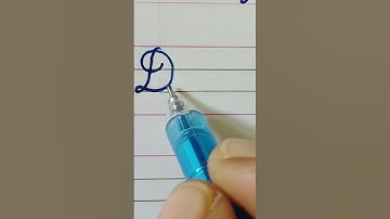 Dog - How to write Cursive writing Small letter Connections || Cursive handwriting Practice ||