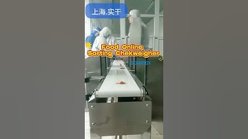 Multi level Meat Food Online Sorting Checkweigher #checkweigher #machine #food