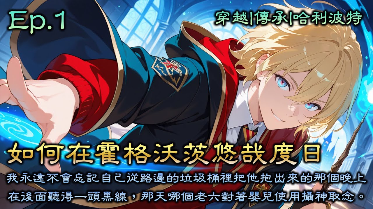 如何在霍格沃茨悠哉度日》Ep1，我永遠不會忘記自己從路邊的垃圾桶裡把他抱出來的那個晚上，他當時是那麽的瘦小，呼吸就像是沒有了一樣。查爾斯在後面聽得一頭黑線，那天哪個老六對著嬰兒使用攝神取念。