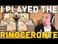 I PLAYED THE RINOCERONTE! World of Tanks