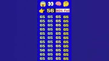 Find odd number 56 ; #shorts #maths #facts #mathpuzzle #games #iqtest #riddles