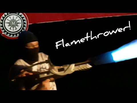 How to make a flamethrower out of a nerf gun!🔥🔥🔥