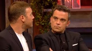 Robbie Williams & Gary Barlow on Paul O'Grady Live 2010