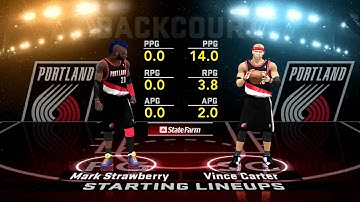 NBA 2K12 PC (1st Game) vs. Raptors - Full Intro [Mark Strawberry]