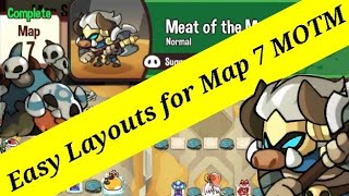 Easy Layouts to Beat Map 7 | Meat of The Matter Map Guide | Summoner's Greed screenshot 2