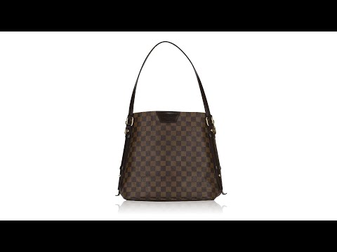 Louis Vuitton Cabas Rivington Damier Ebene Tote Bag Brown For Sale