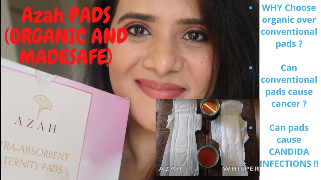 AZAH ORGANIC PADS, WHISPER VS AZAH PADS, DEMO , PROS AND CONS, DrSmileup