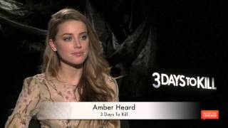 3 Days To Kill Interview With Kevin Costner, Amber Heard And McG [HD]