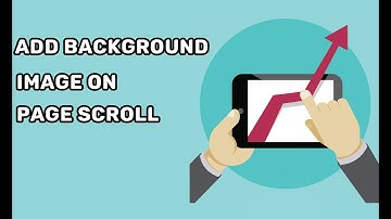 How to add background image on page scroll in jquery and css